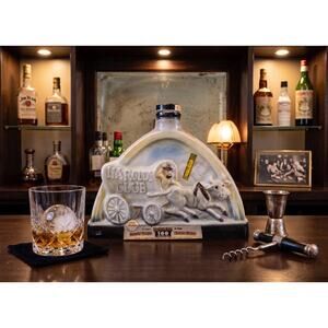 Vintage 1969 Jim Beam Harold's Club or Bust Decanter - Regal China Pappy Smith